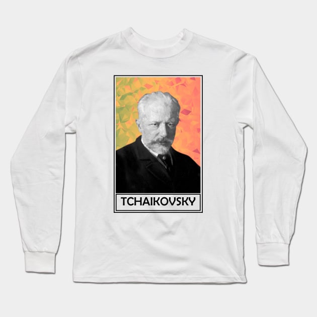 Pyotr Ilyich Tchaikovsky Long Sleeve T-Shirt by TheMusicophile